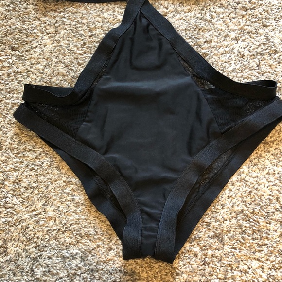 SEXY CUT OUT MESH ONE PIECE SWIMSUIT - Picture 5 of 7